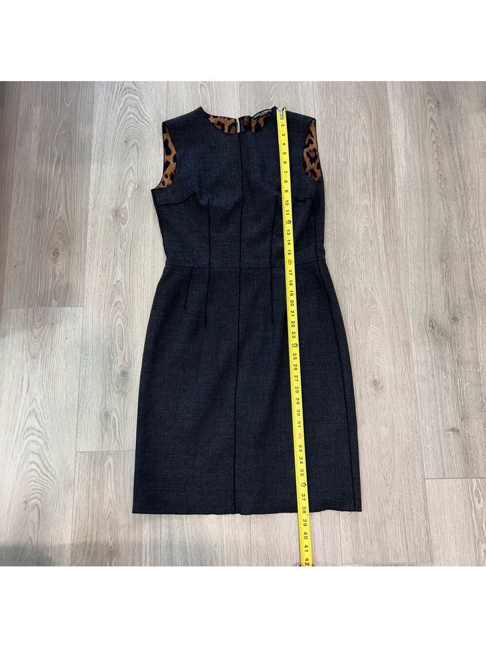 Dolce & Gabbana Charcoal Midi Dress - Picture 4 of 6